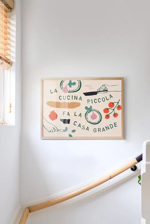 Affiche A Small Kitchen Makes a Big Home Phthalo Ruth - Image 3