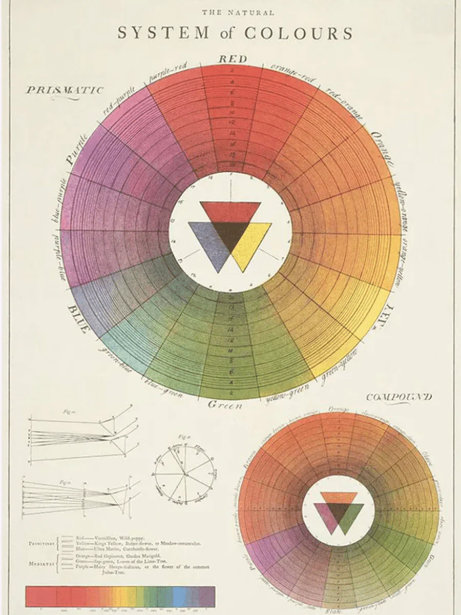 Affiche Cavallini Système de couleurs