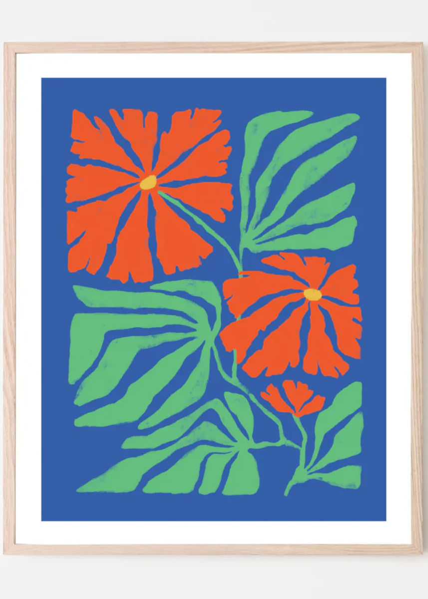 Affiche Jardin Azur Paperole 8 x 10