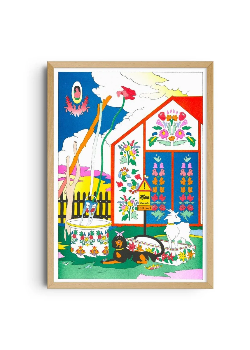 Affiche Nowhere in Poland 12 x 17po Abwu Kiblind Atelier