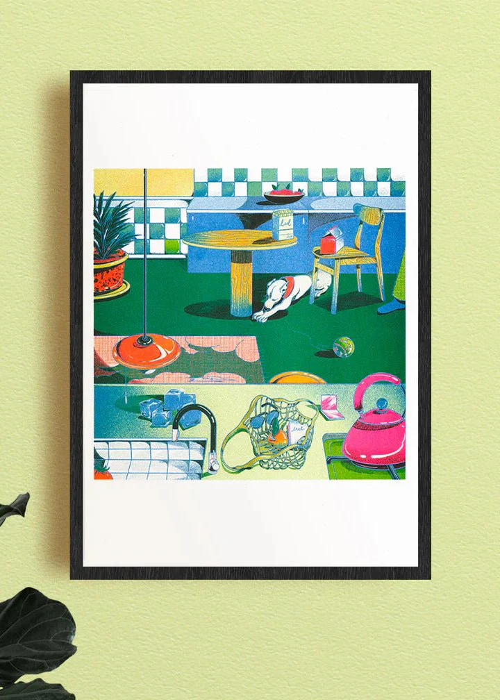 Affiche Quad in Quad Room 12 x 17po B. Panicha Kiblind Atelier - Image 3
