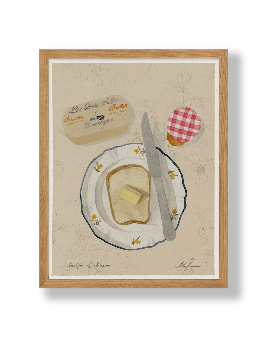 Affichette Breakfast of Champions 8.5 x 11 Cocoshalom