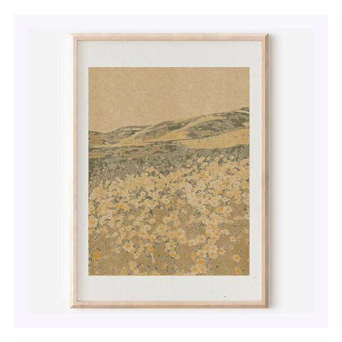 Affichette Field of 70's Wallpaper 8.5 x 11 Cocoshalom - Image 3