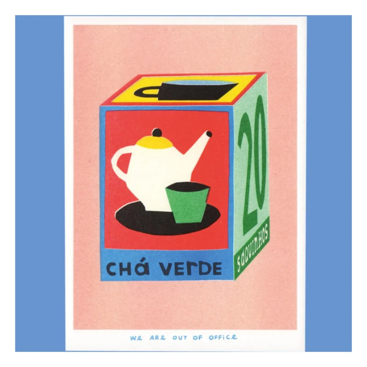 Affichette Riso Box 20 Tea Bags 5x7po We Are Out of Office - Image 3