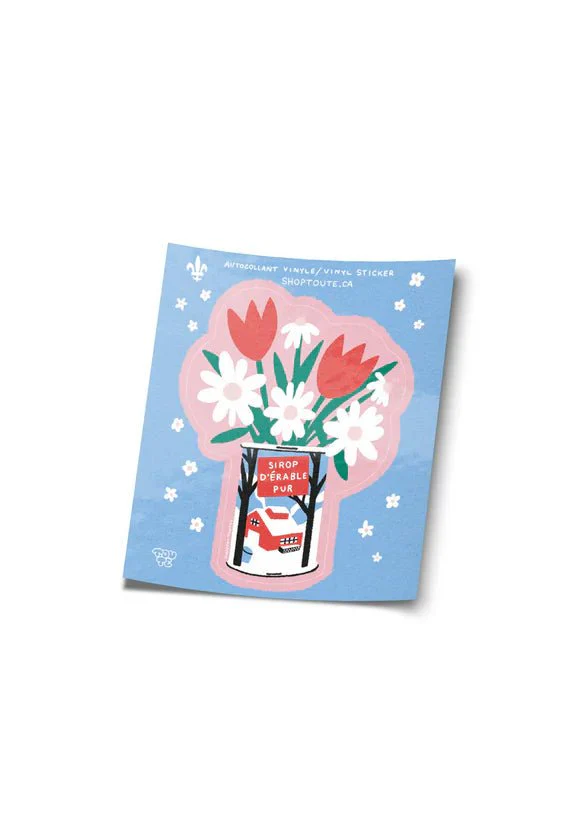 Autocollant Bouquet de Sirop d'érable TOUTE