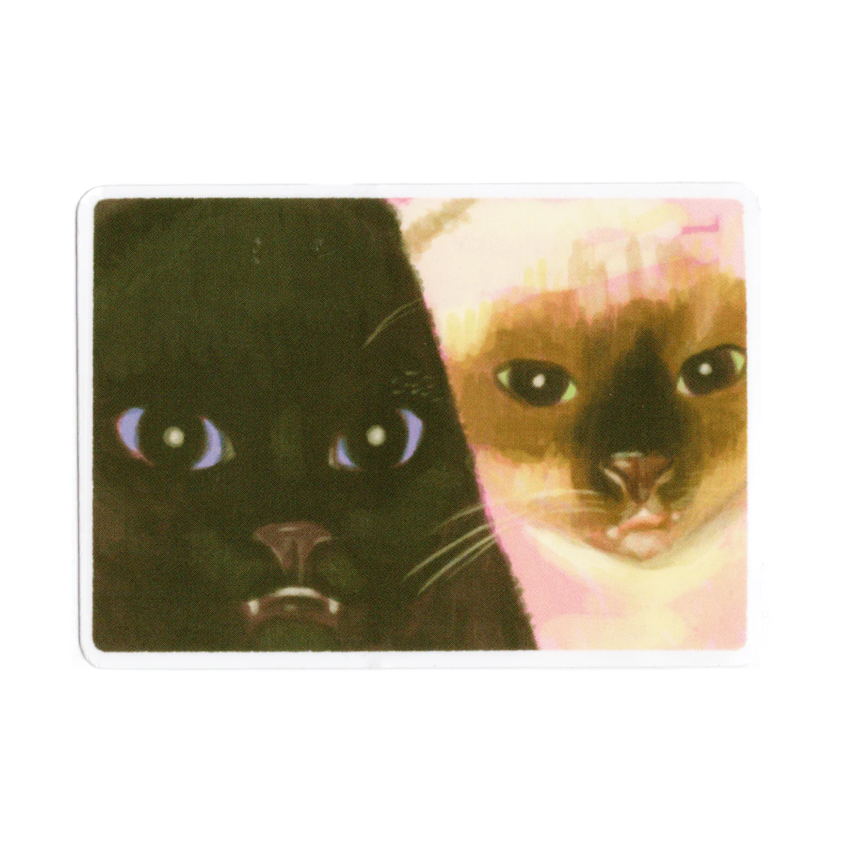 Autocollant Chats Selfies Rags Af