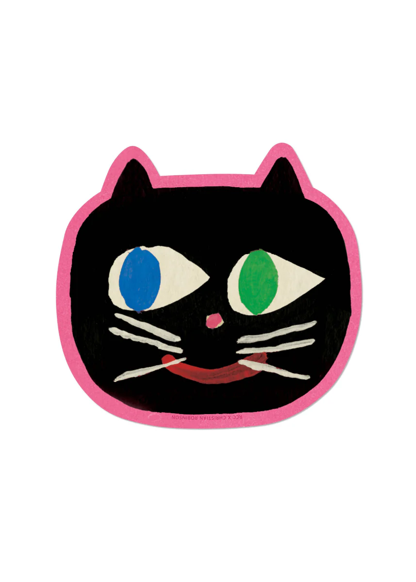 Autocollant Cool Cat Red Cap Cards