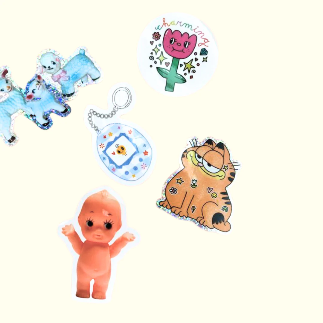 Autocollant Kitsch Lamb Family Glitter Riley Grae - Image 4