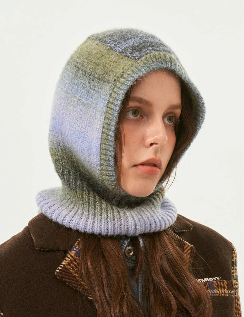 Balaclava Dégradé Bleu-Vert Sweetkama