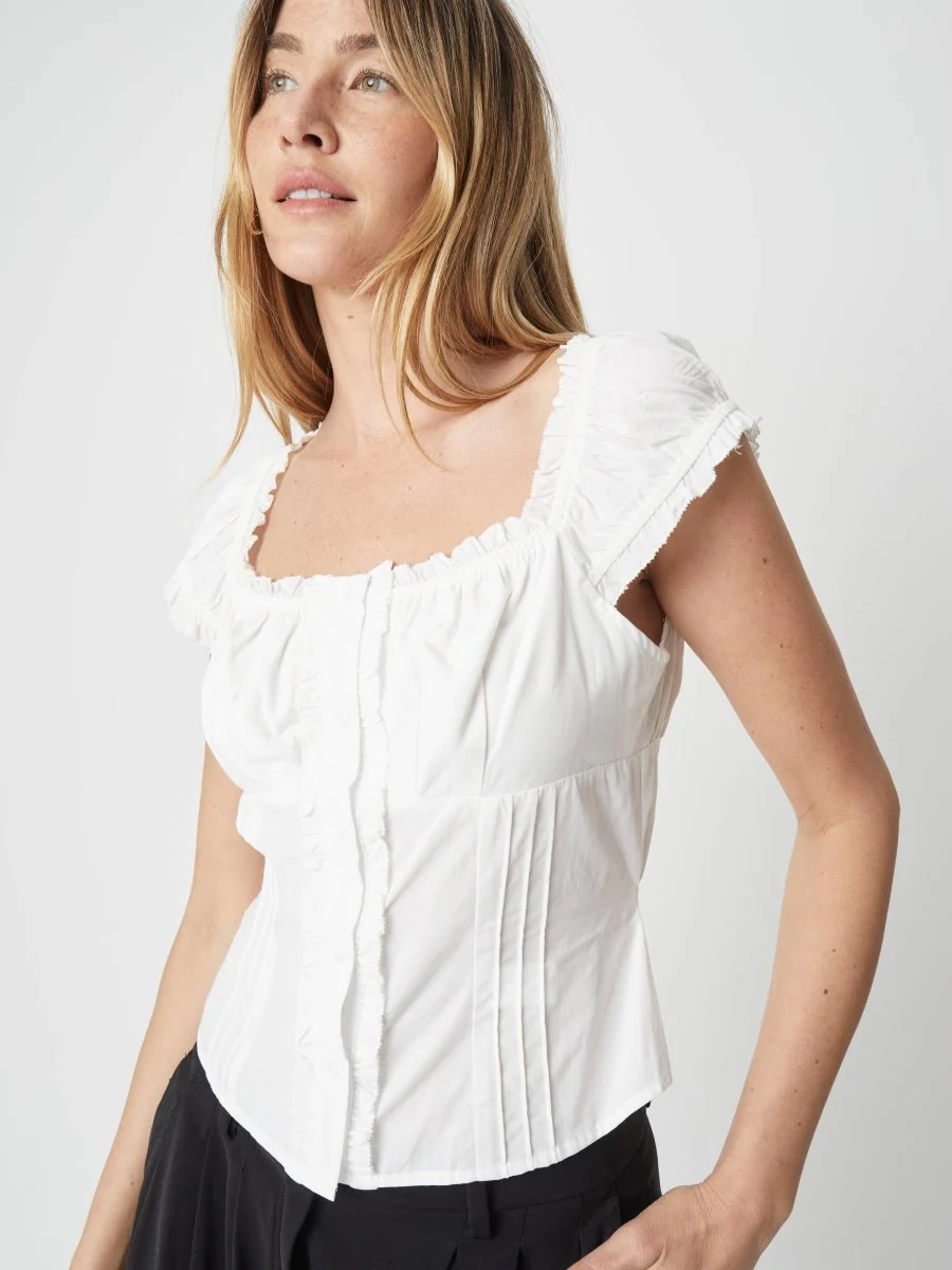 Blouse Raina Blanche All Row