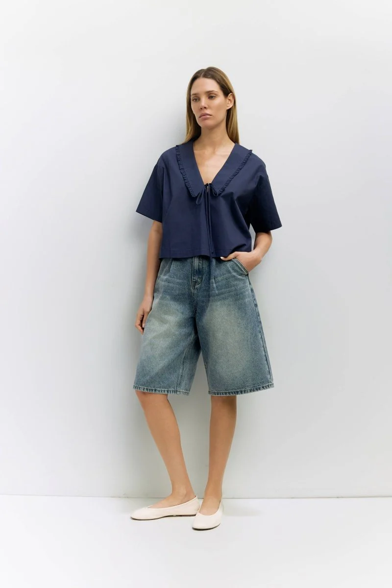 Blouse Roseanne Marine Mod Ref
