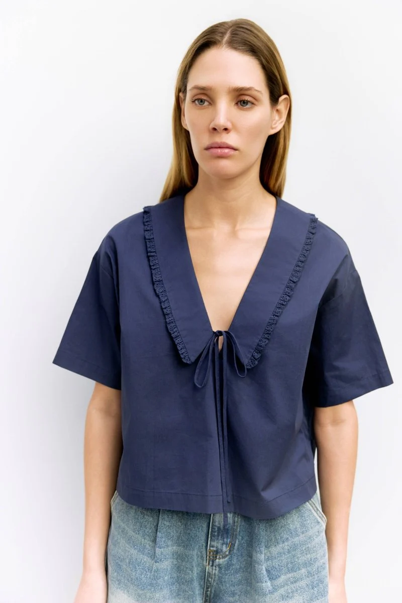 Blouse Roseanne Marine Mod Ref - Image 2