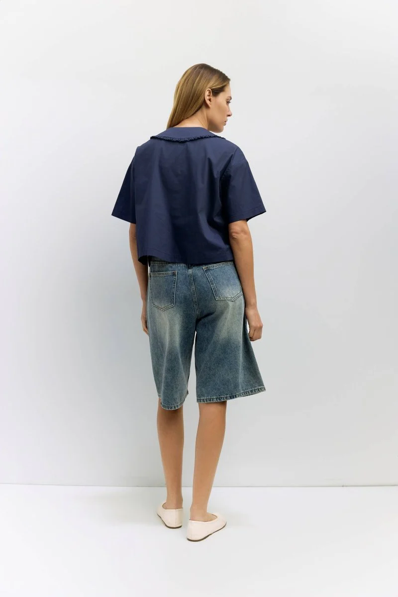 Blouse Roseanne Marine Mod Ref - Image 5