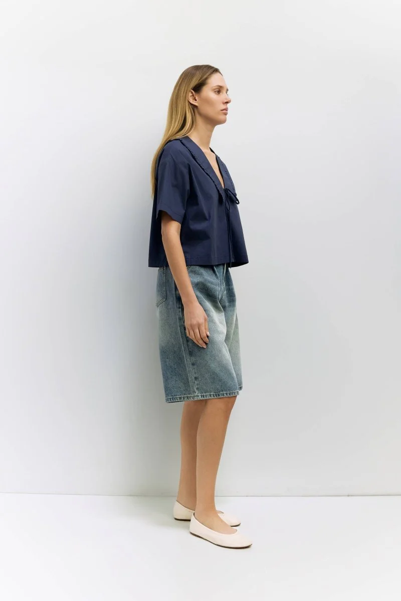 Blouse Roseanne Marine Mod Ref - Image 6