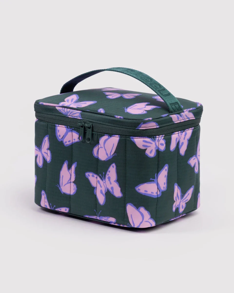 Boîte à Lunch Noire Puffy Baggu Butterflies - Image 2