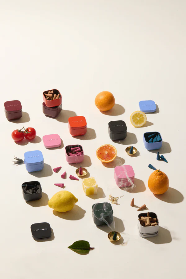 Boîte Cube Encens Paddywax – Crème : Cotton & Teak - Image 3