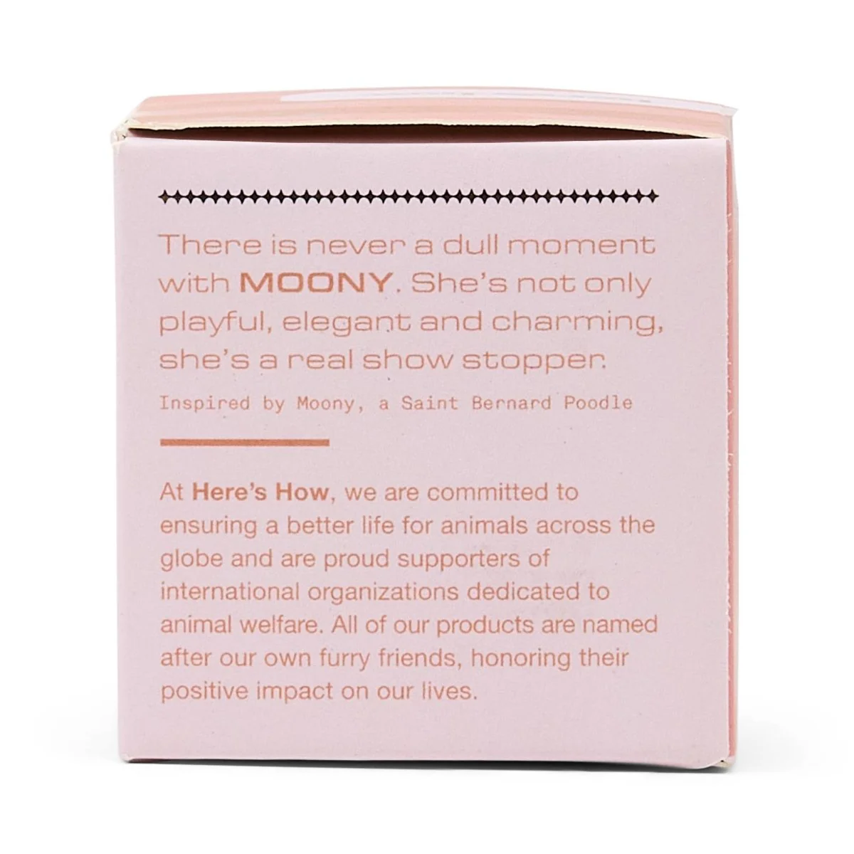 Bouchon en Verre Moony Rose Blush Here's How - Image 3