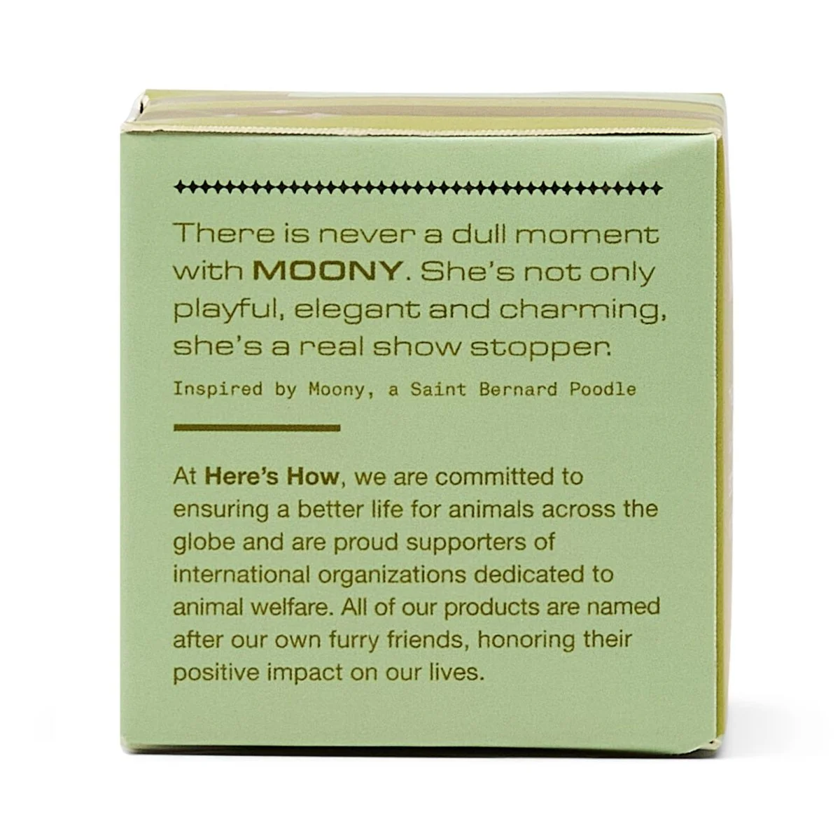 Bouchon en Verre Moony Vert Olive Here's How - Image 3