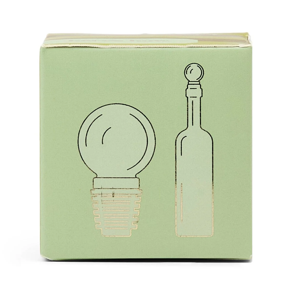 Bouchon en Verre Moony Vert Olive Here's How - Image 4