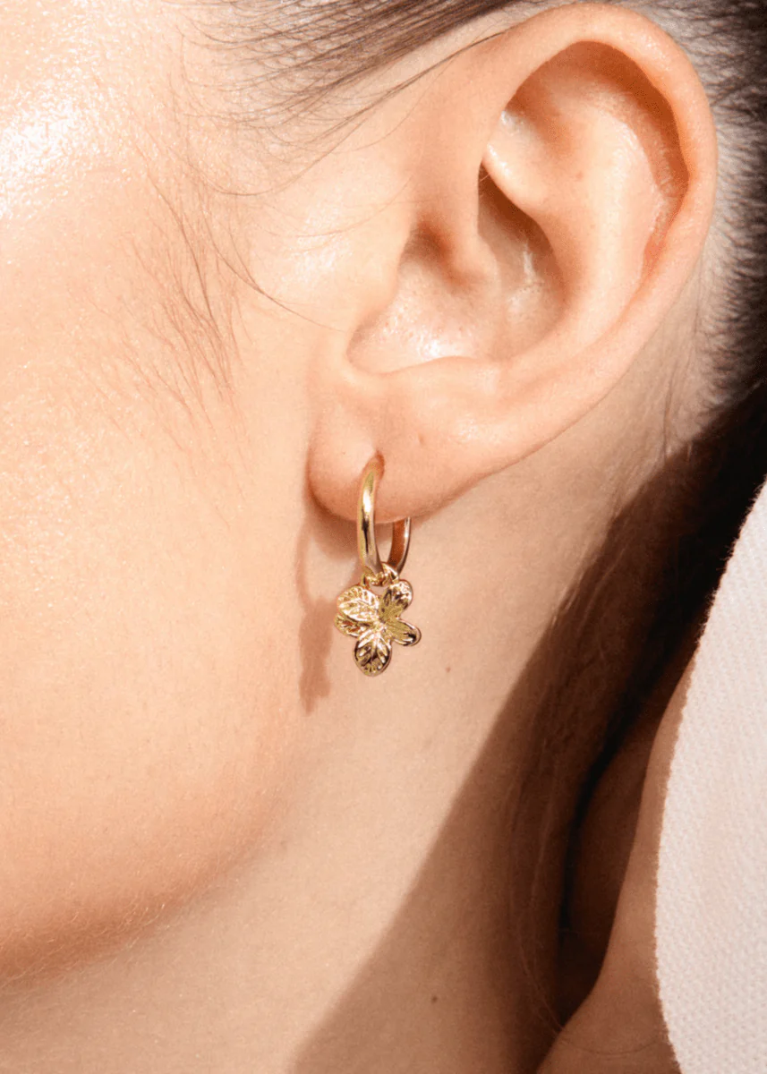 Boucles d'oreilles Anneaux Charmaine Pilgrim (Or ou Argent) - Image 4