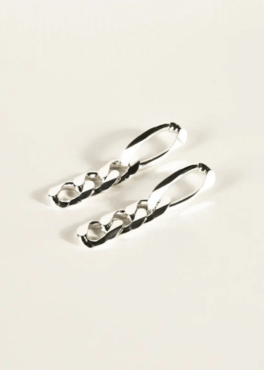 Boucles d'oreilles Chaîne Argent Sarah Bijoux - Image 2