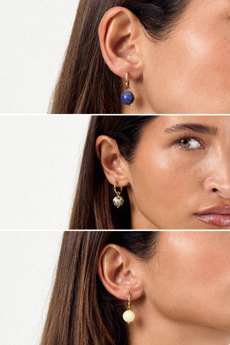 Boucles d'oreilles Cléo Twenty Compass (Or ou Argent) - Image 4