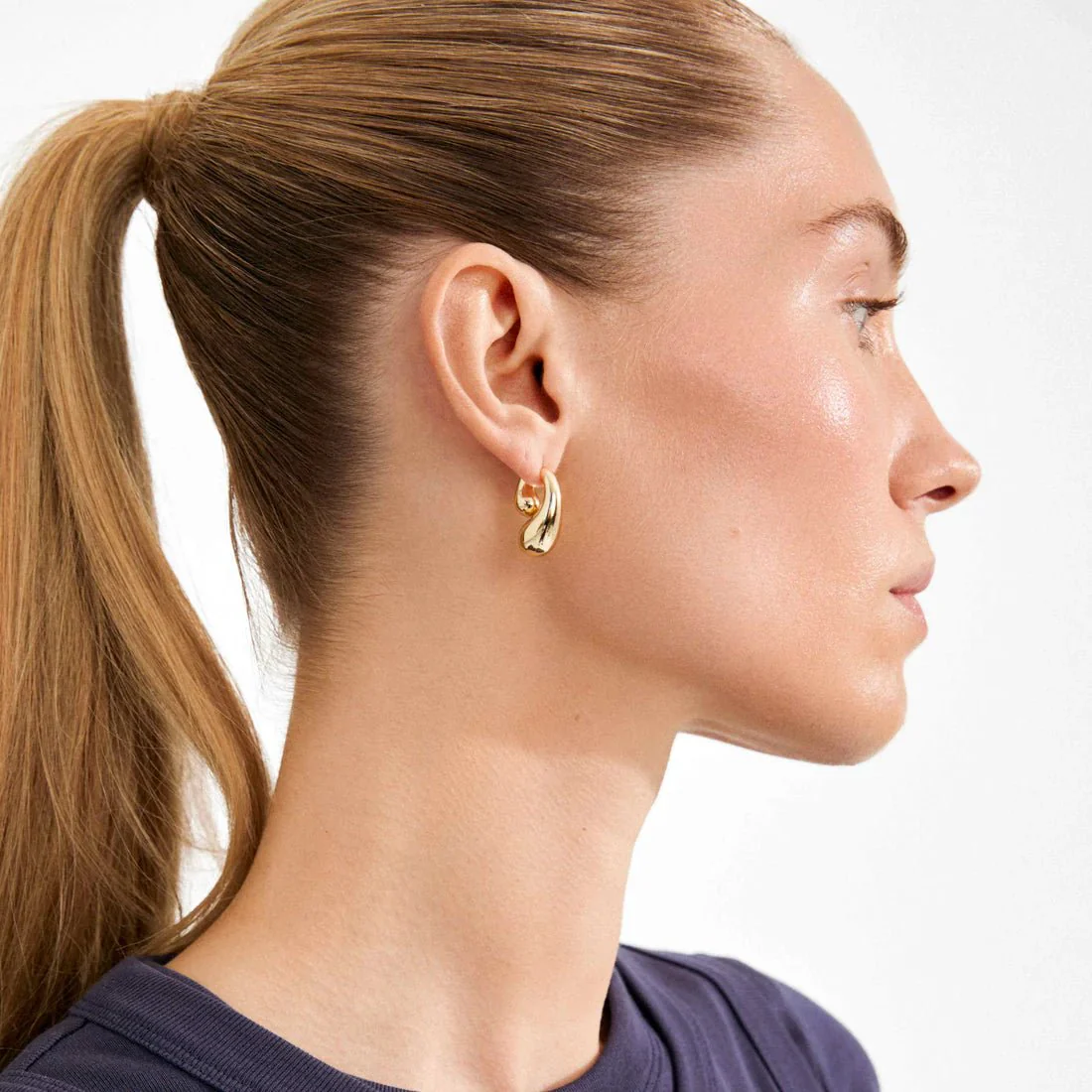 Boucles d'Oreilles en 2 Parties Jennings Pilgrim (Or ou Argent) - Image 3