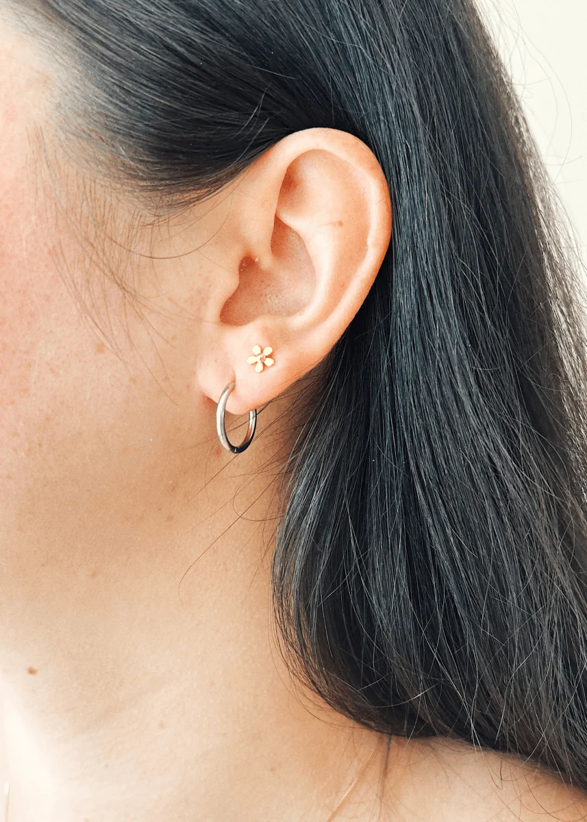 Petits Hoops Argent Horace - Image 2