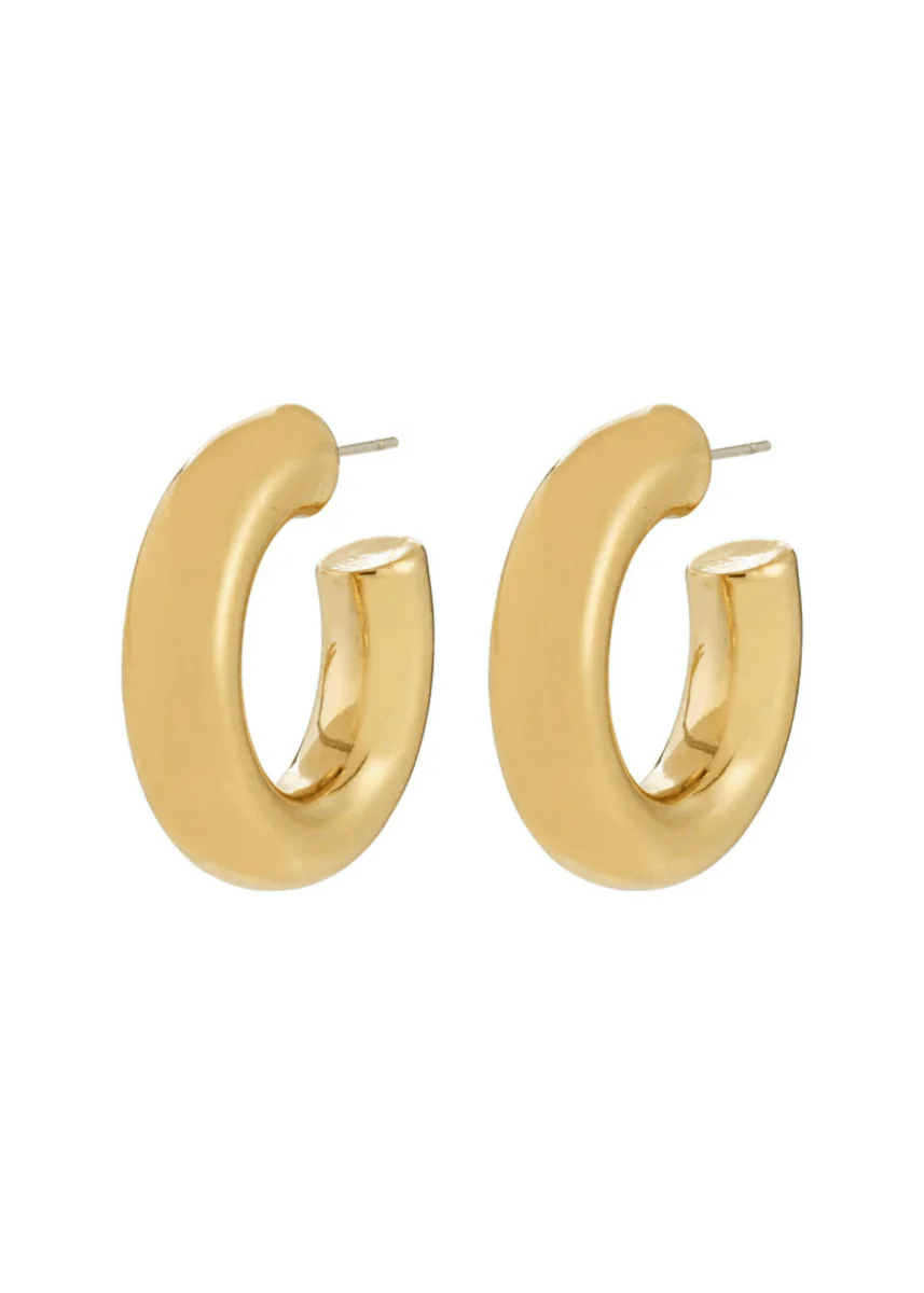 Boucles d'oreilles Phase Larges Anneaux Pilgrim (Or ou Argent) - Image 2