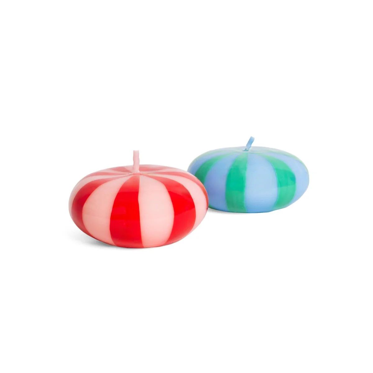 Bougie Bonbon Bleu et Vert Helio Ferretti - Image 3