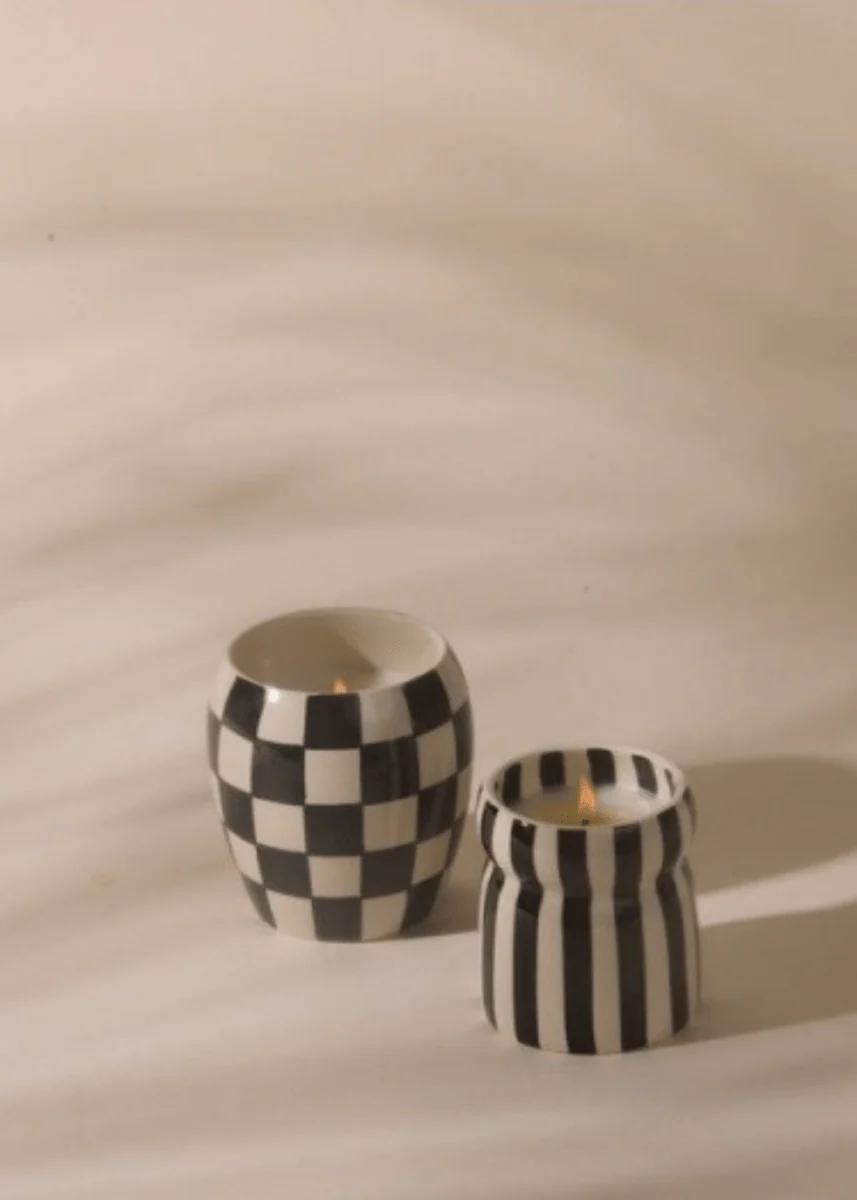 Bougie Cabana Paddywax Noir Lava Stone - Image 2