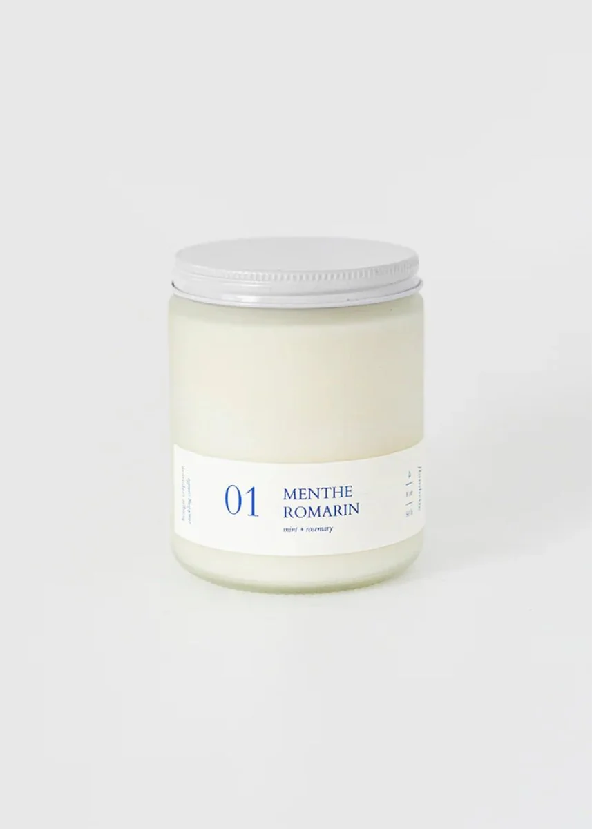 Bougie crépitante Flambette 01 - Menthe + Romarin 8oz - Image 3