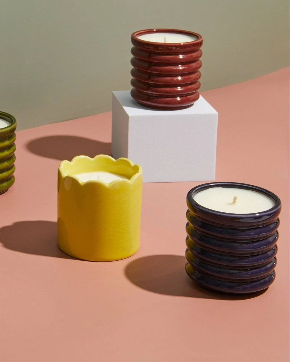Bougie Cuir et Bois de Santal Zesty Lemons - Image 6