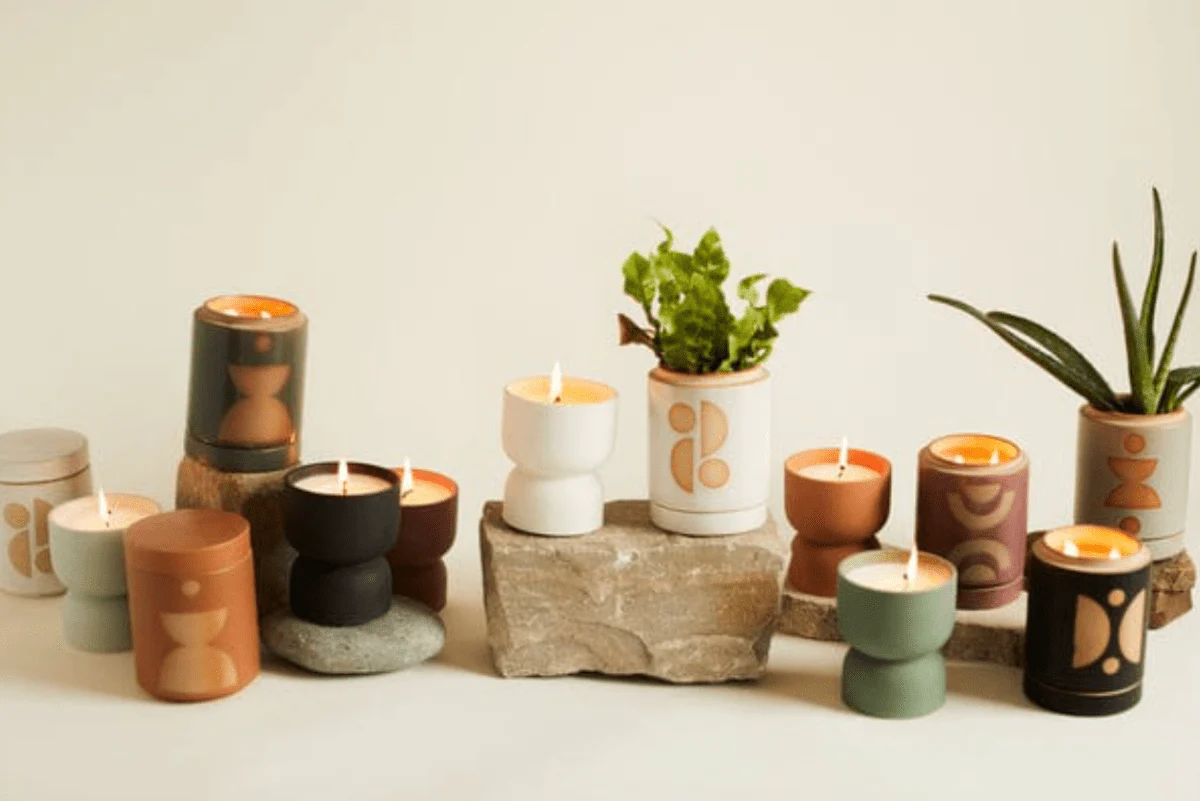 Bougie Form Paddywax Fleur de tabac - Image 2