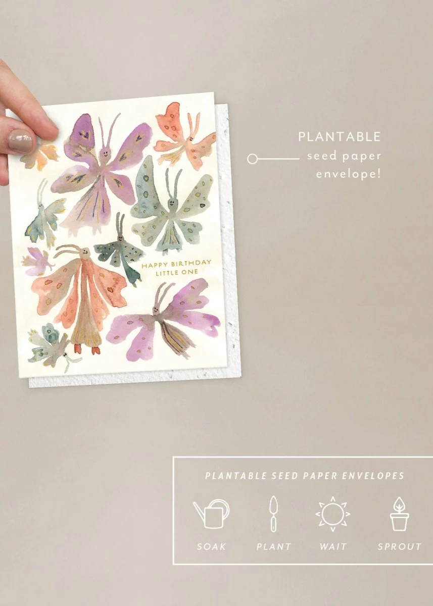 Carte de Souhaits Butterflies Seedlings - Image 2