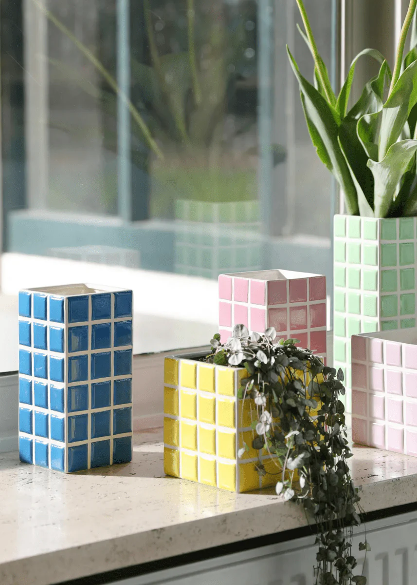 Cache-Pot Tuiles Jaunes &Klevering - Image 3
