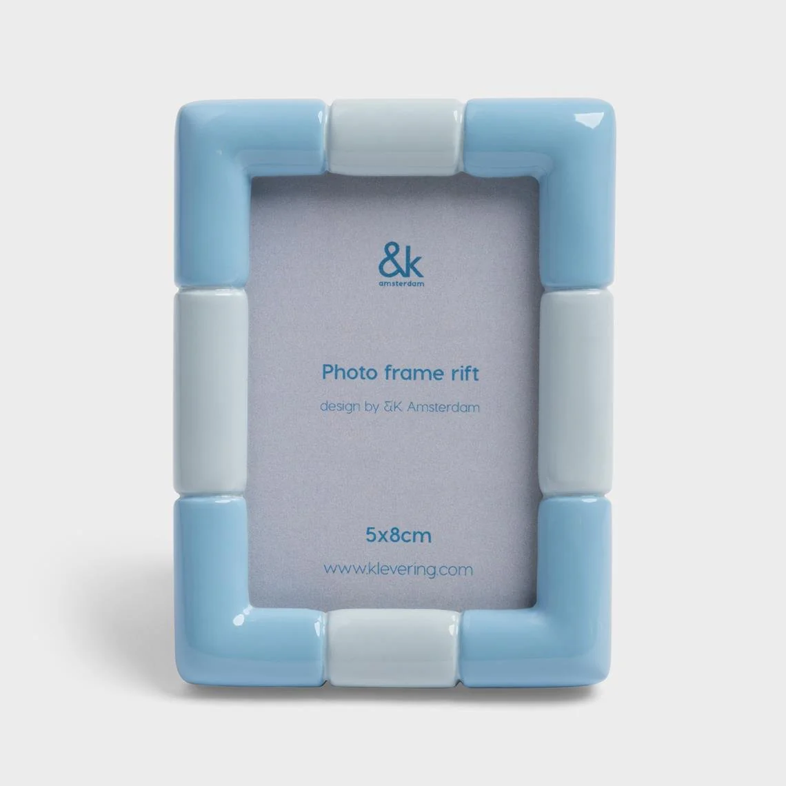 Cadre Photo Rift Rectangle Bleu &Klevering