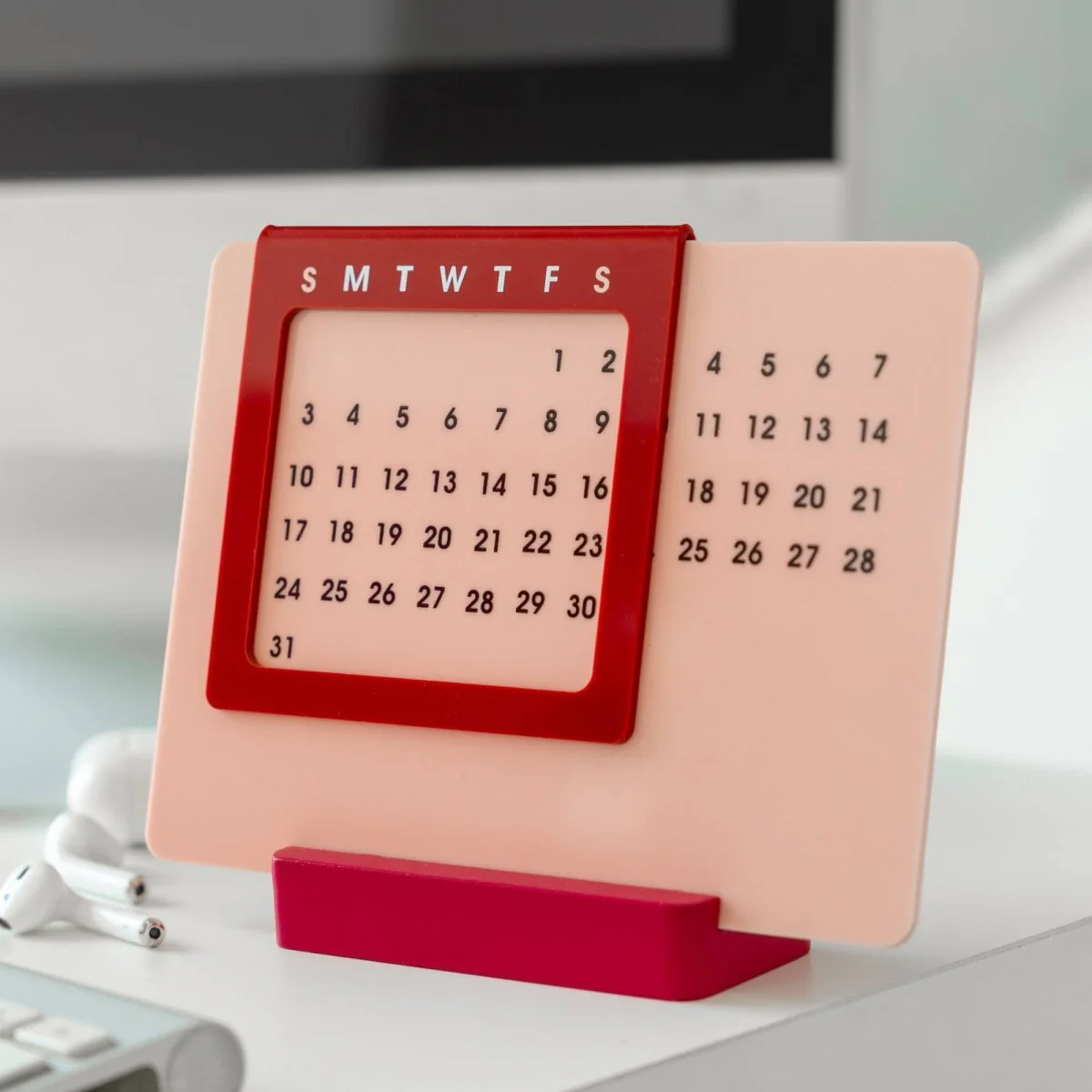 Calendrier Éternel Rose et Rouge Helio Ferretti