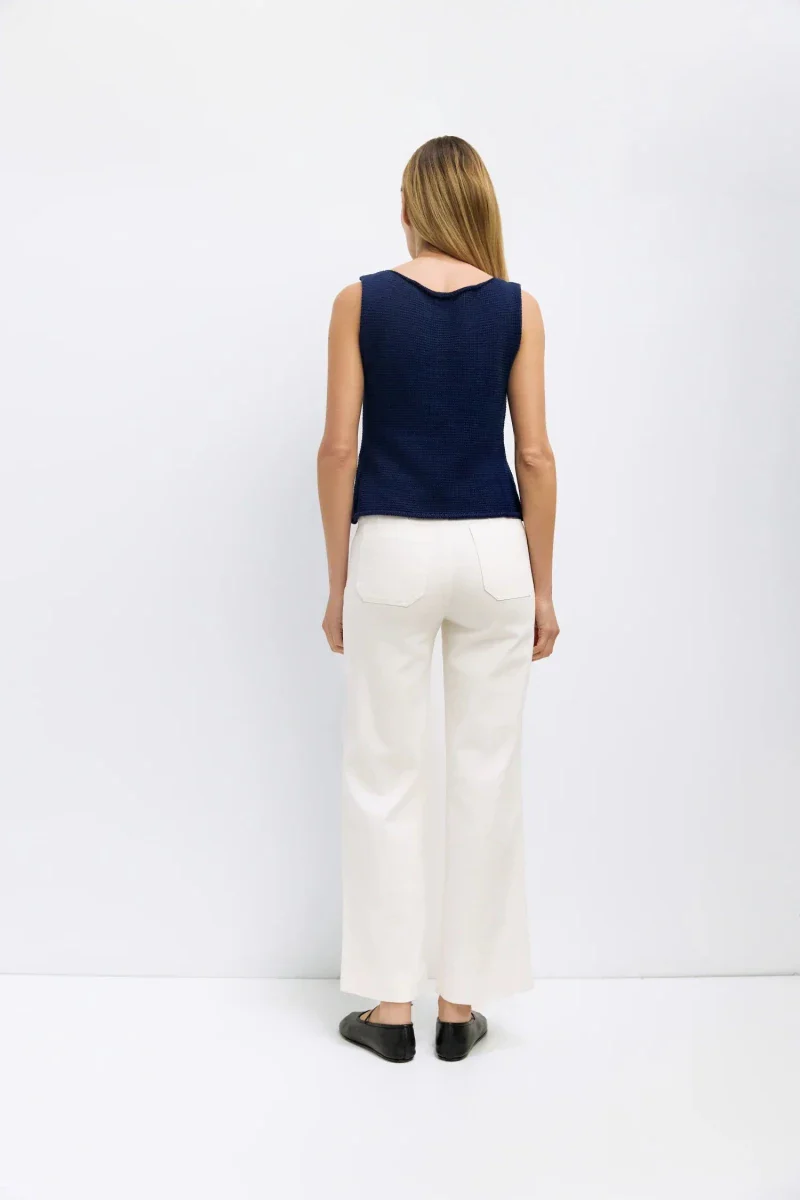 Camisole Boutonnée Marine Shelby All Row - Image 2