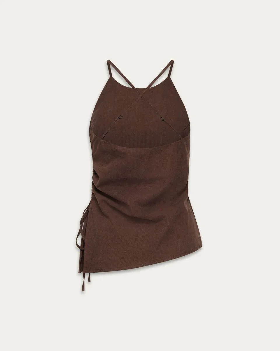 Camisole en Lin Terri Cacao Kuwalla - Image 3