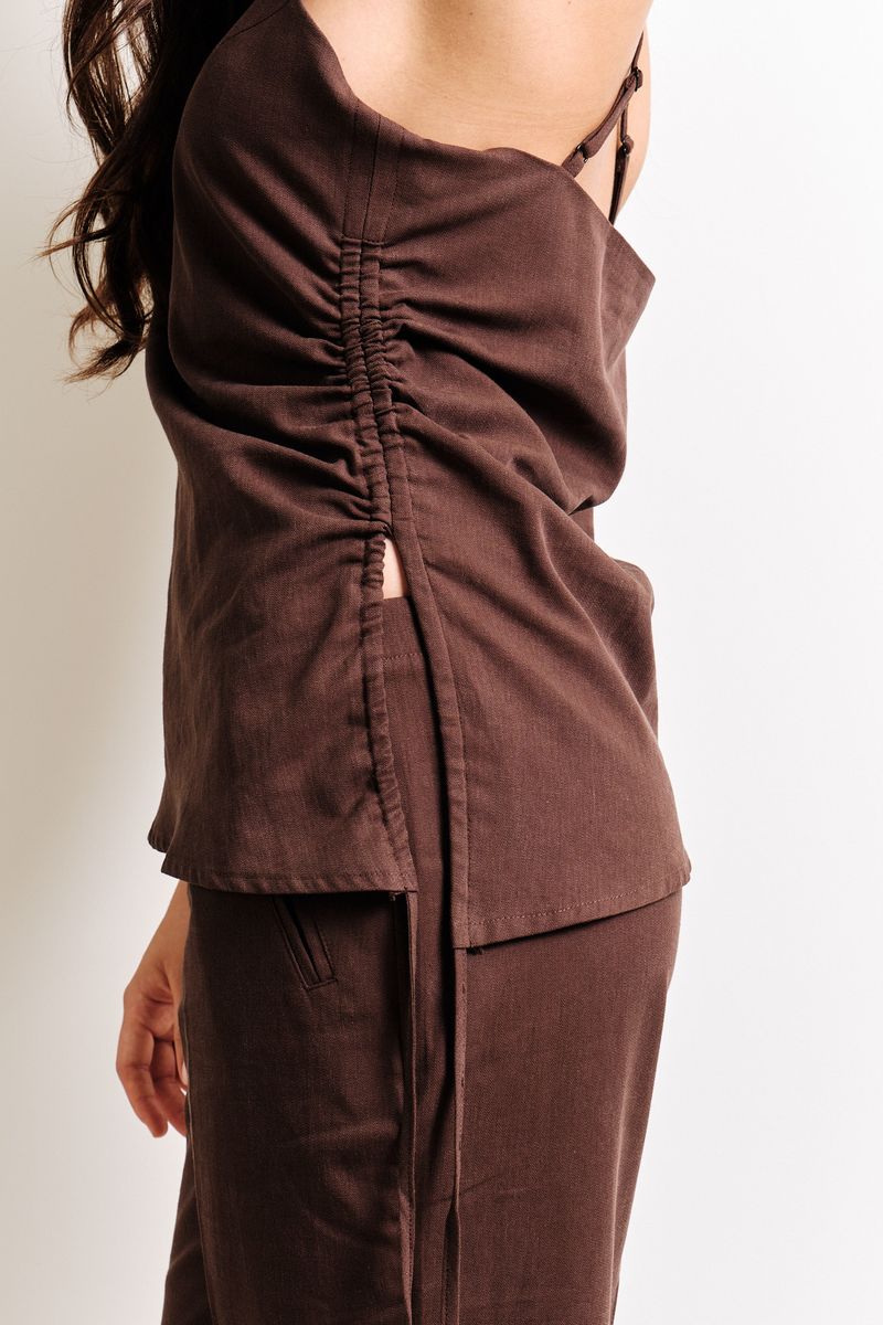 Camisole en Lin Terri Cacao Kuwalla - Image 6