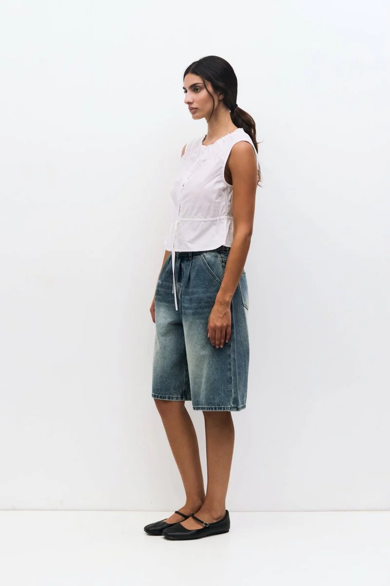 Camisole Margo Poplin Blanche All Row - Image 5