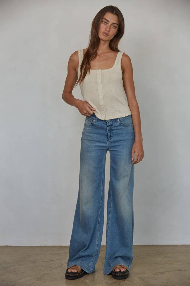Camisole Pointelle Crème By Together - Image 2