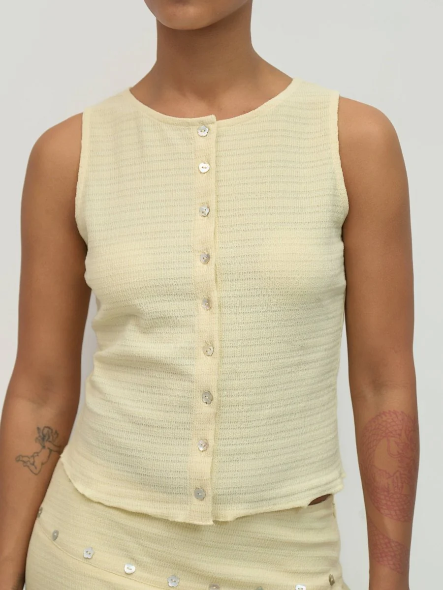 Camisole Roxy Jaune Beurre Mod Ref - Image 5