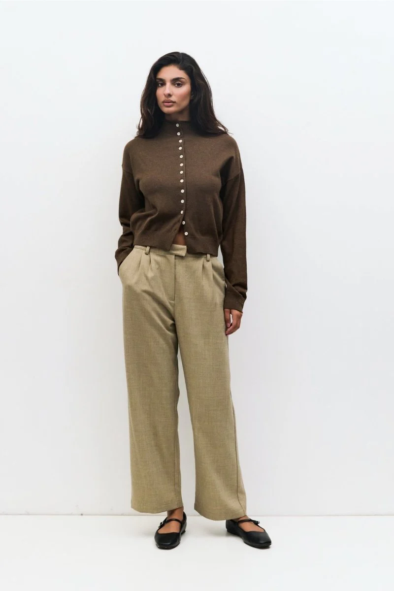 Cardigan Brooks Brun All Row - Image 2