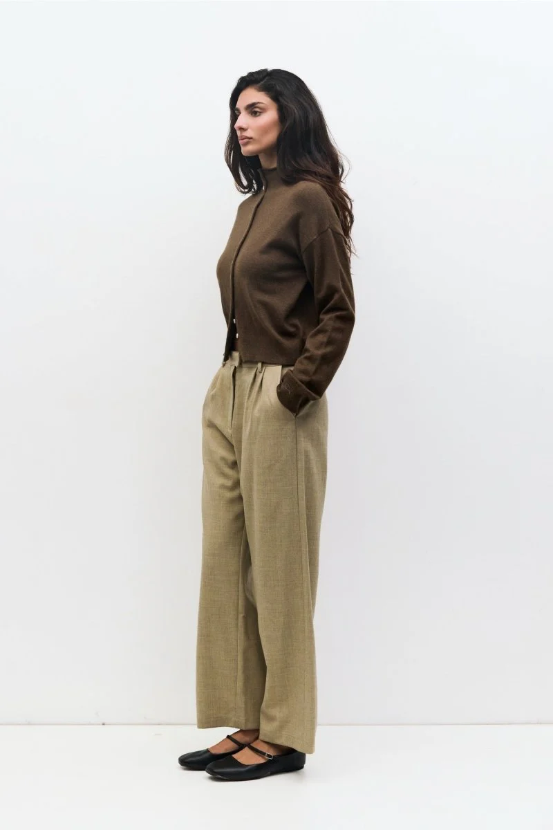 Cardigan Brooks Brun All Row - Image 3