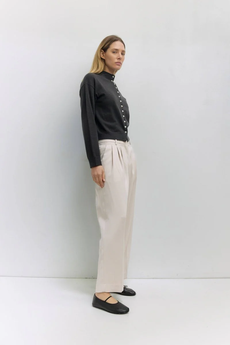 Cardigan Brooks Charcoal All Row - Image 6