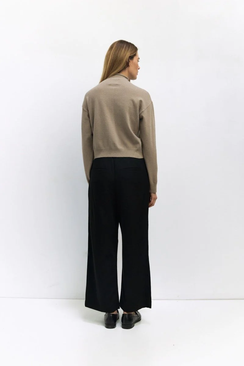 Cardigan Brooks Taupe All Row - Image 3