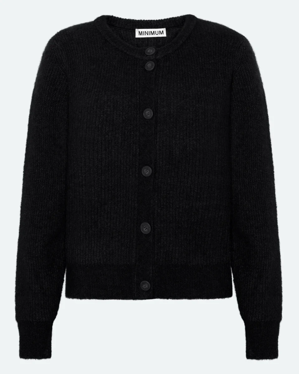 Cardigan Kora Minimum Noir SOLDE - Vente Finale - Image 3