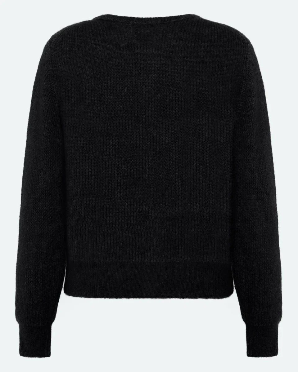 Cardigan Kora Minimum Noir SOLDE - Vente Finale - Image 5